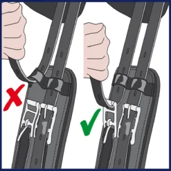 Dressuursingel Harry's Horse Freefit Zwart -Rij Gerei Verkoop dressuursingel harry s horse freefit zwart 1500x1500 100150