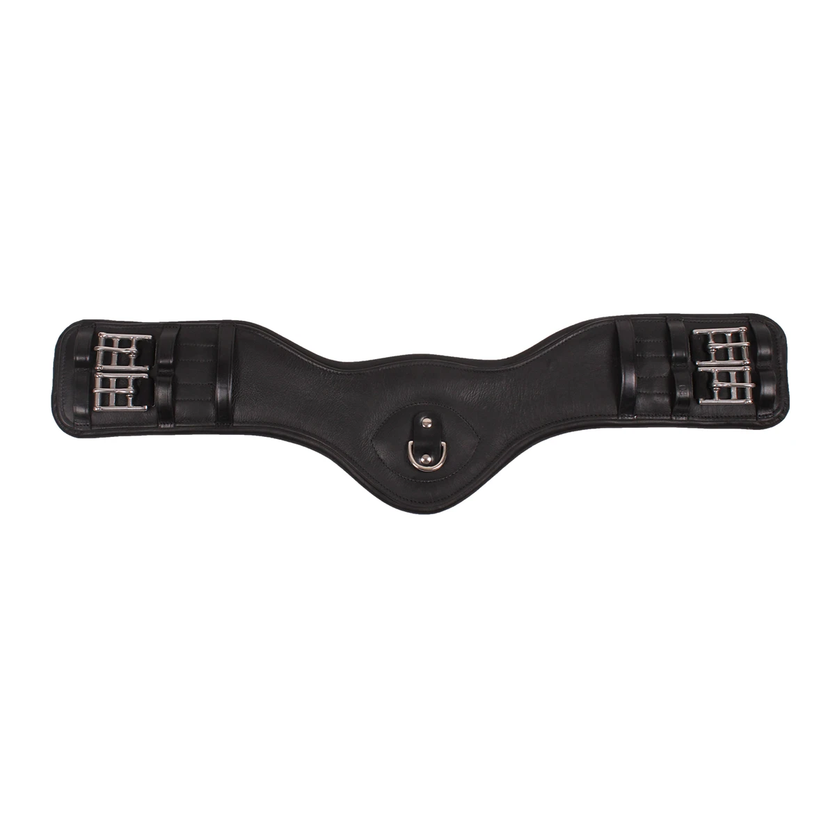 Dressuursingel Horka Anatomic Zwart-zilver 1 Dressuursingel Horka Anatomic Zwart-zilver