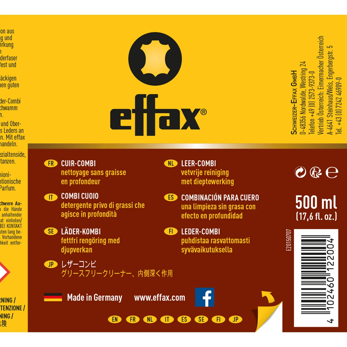 Effax Leer Combi Overige 3 Effax Leer Combi Overige - Afbeelding 3