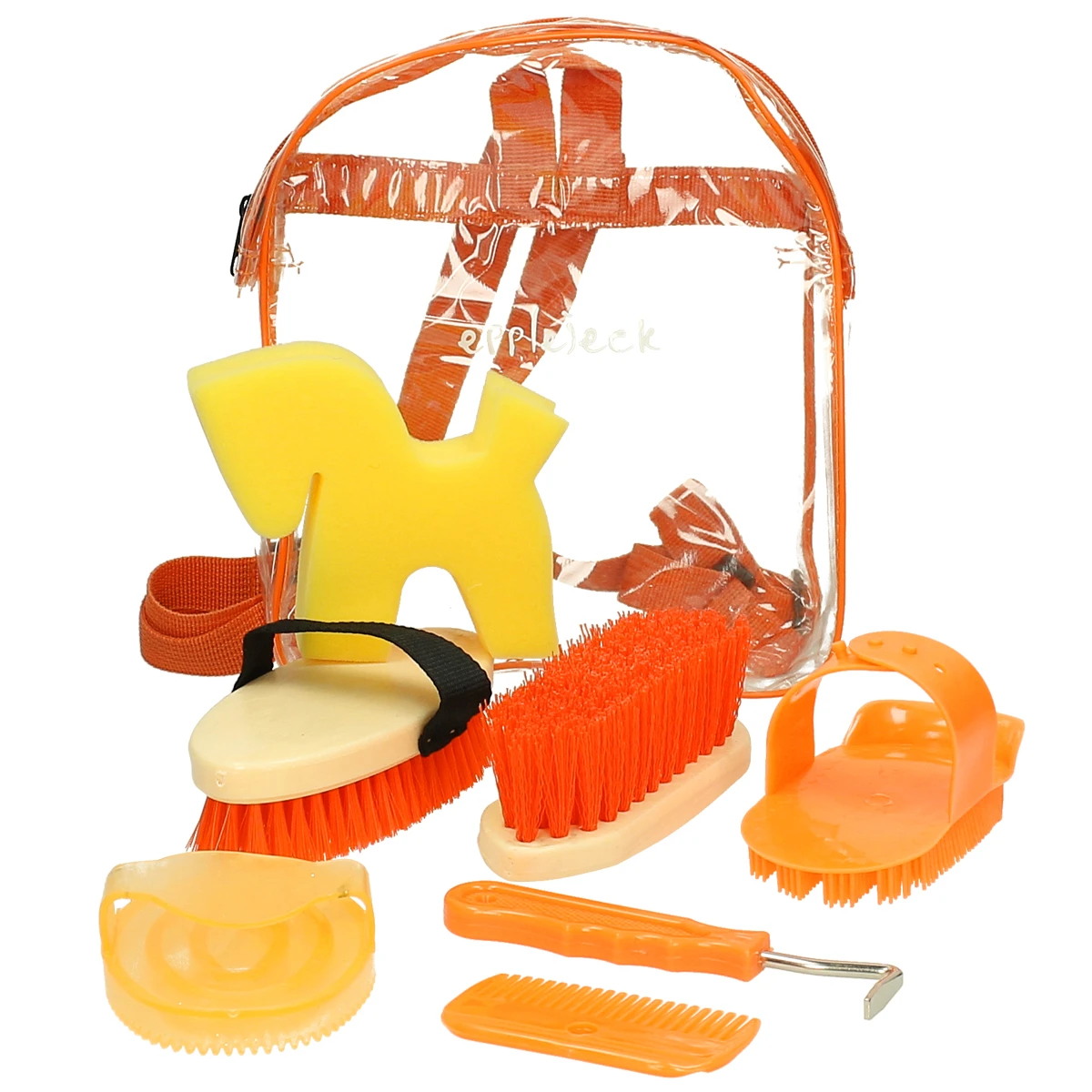 Poetsset In Rugzak Epplejeck Oranje 1 Poetsset In Rugzak Epplejeck Oranje