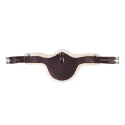 Singel Horka Met Buikflap Bont Bruin-zilver