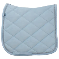 Zadeldek Eskadron Reflexx Velvet Crystal Lichtblauw