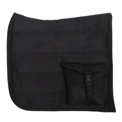 Zadeldek QHP Met Tasje Zwart