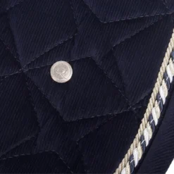 Zadeldek QHP Orlando Donkerblauw -Rij Gerei Verkoop zadeldek qhp orlando donkerblauw 1500x1500 142504