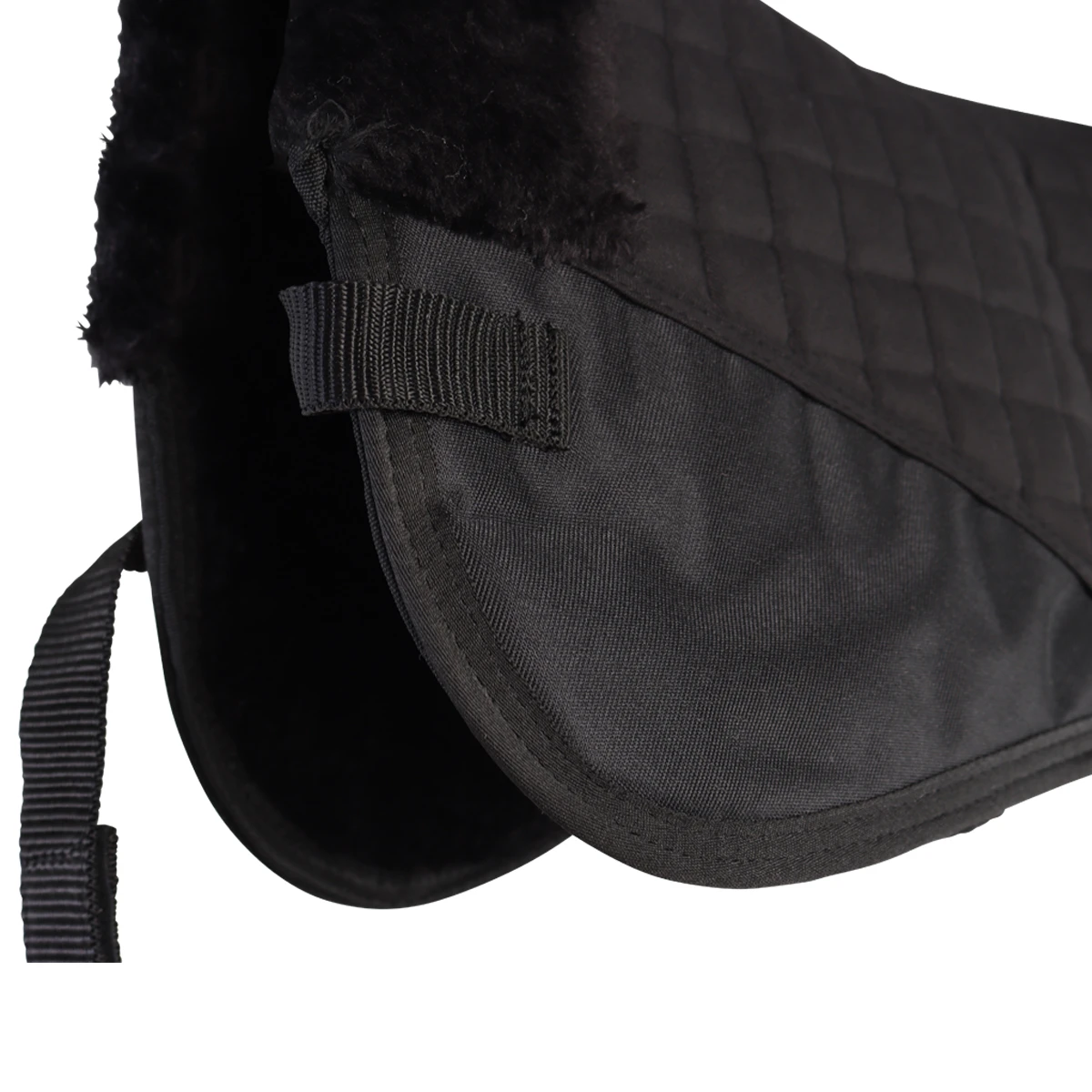 Zadelonderlegger Epplejeck Faux Fur Black-black 3 Zadelonderlegger Epplejeck Faux Fur Black-black - Afbeelding 3